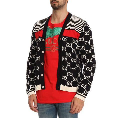 maglia gucci con bandiera america e inghilterra|Cardigan Gucci .